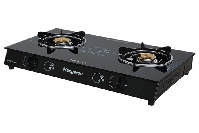Bếp ga đôi Kangaroo KG207G Màu Đen