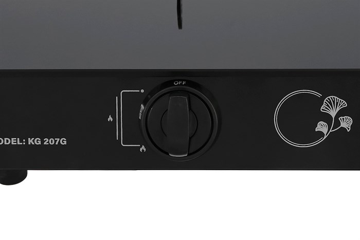 Bếp ga đôi Kangaroo KG207G Màu Đen