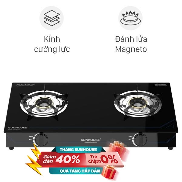 Bếp ga đôi Sunhouse SHB3105MD