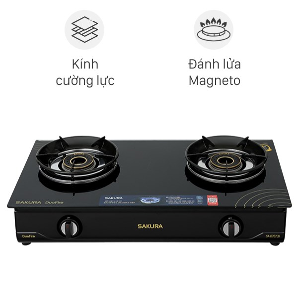 Bếp ga đôi Sakura SA-D707LG