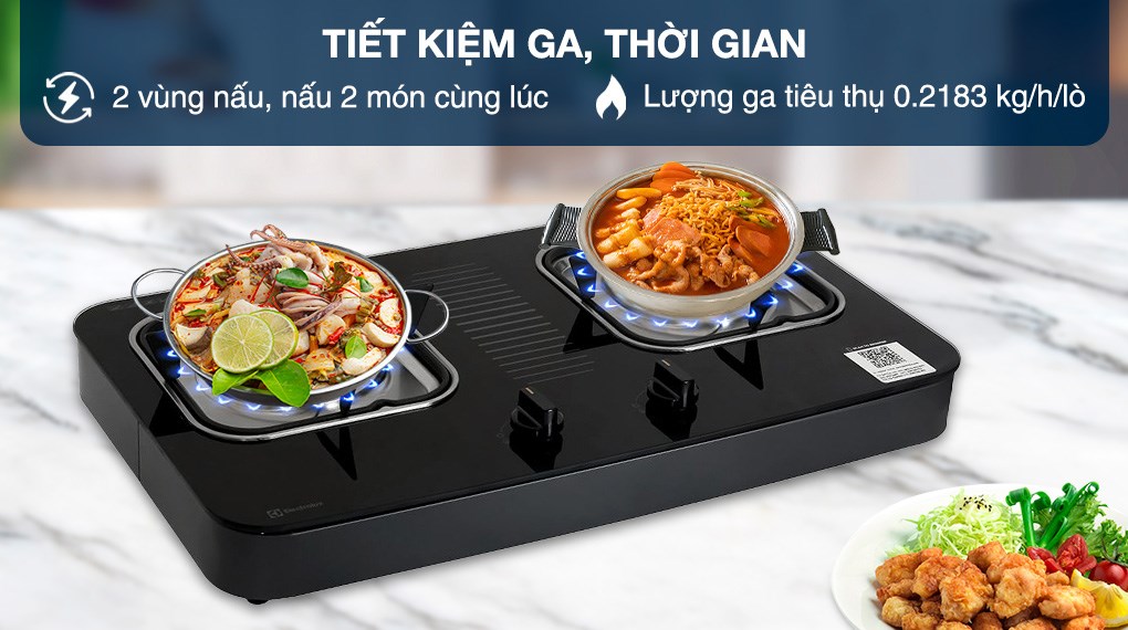 Bếp ga đôi Electrolux ETG7257GKR