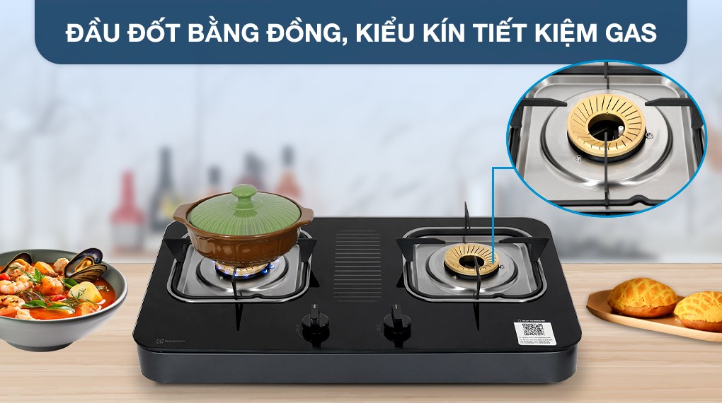 Bếp ga đôi Electrolux ETG7257GKR