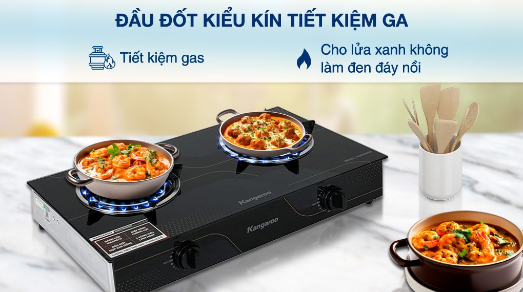 Bếp ga đôi Kangaroo KGGS69G6