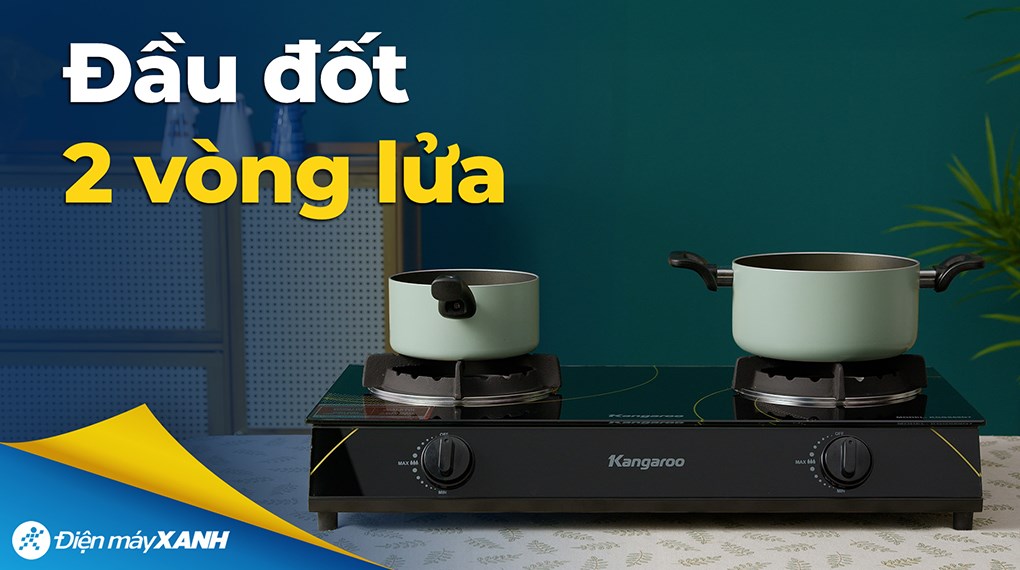 Bếp ga đôi Kangaroo KGGS69G7