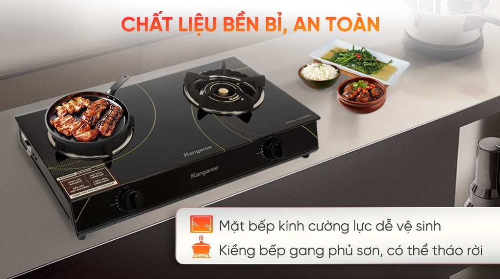 Bếp ga đôi Kangaroo KGGS69G7