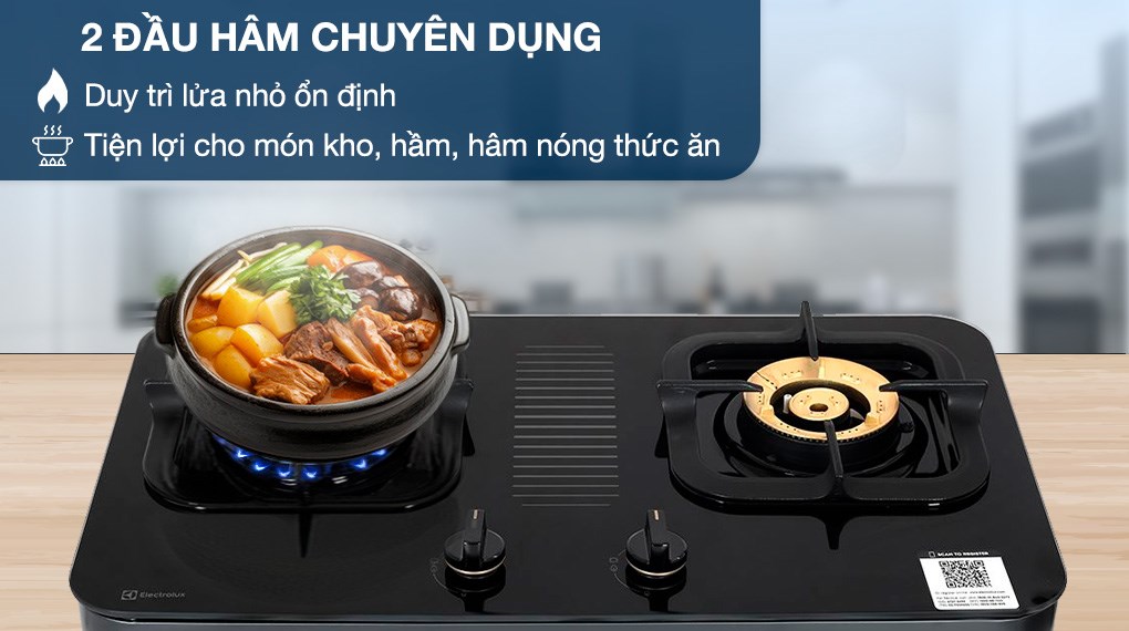 Bếp ga đôi Electrolux ETG7287GKR