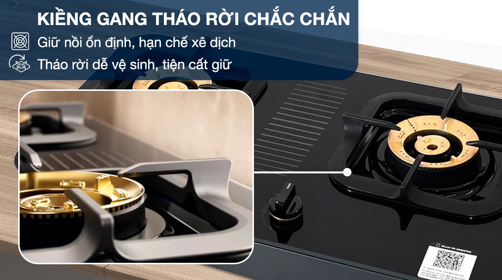 Bếp ga đôi Electrolux ETG7287GKR