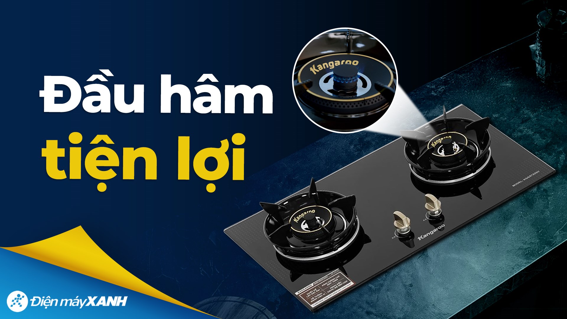 Bếp ga âm Kangaroo KGGS72G5U