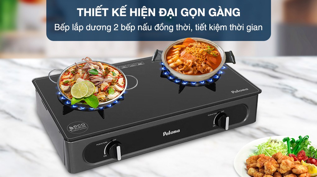 Bếp gas đôi Paloma PA-V73GB