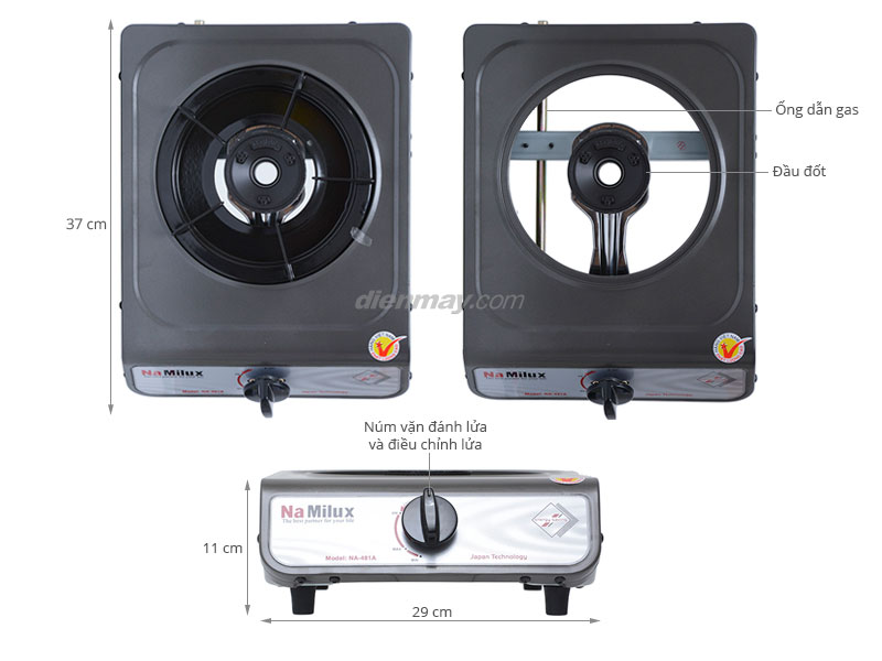Bếp gas đơn đơn Namilux NA-481AFM