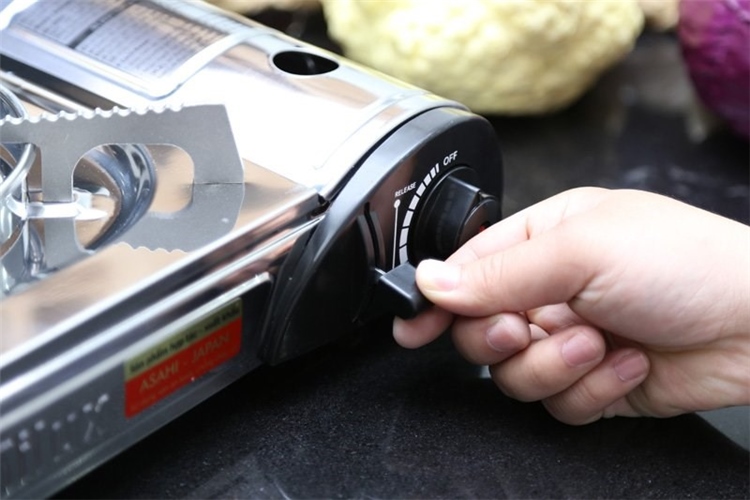 Bếp gas du lịch Namilux NA-245SS Màu Vàng đồng