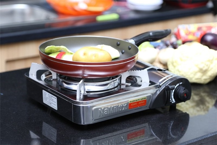 Bếp gas du lịch Namilux NA-245SS Màu Vàng đồng