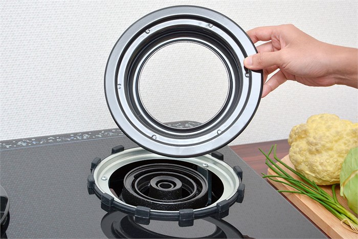 Bếp gas đôi Rinnai RV-6SLim (GL-Bubble) Màu Đen