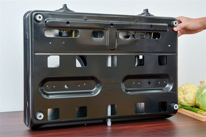 Bếp gas đôi Rinnai RV-6SLim (GL-Bubble) Màu Đen