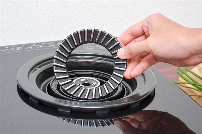 Bếp gas đôi Rinnai RV-6SLim (GL-Bubble) Màu Đen