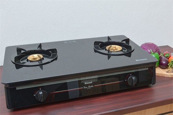 Bếp gas đôi Rinnai RV-970(GL) Màu Đen