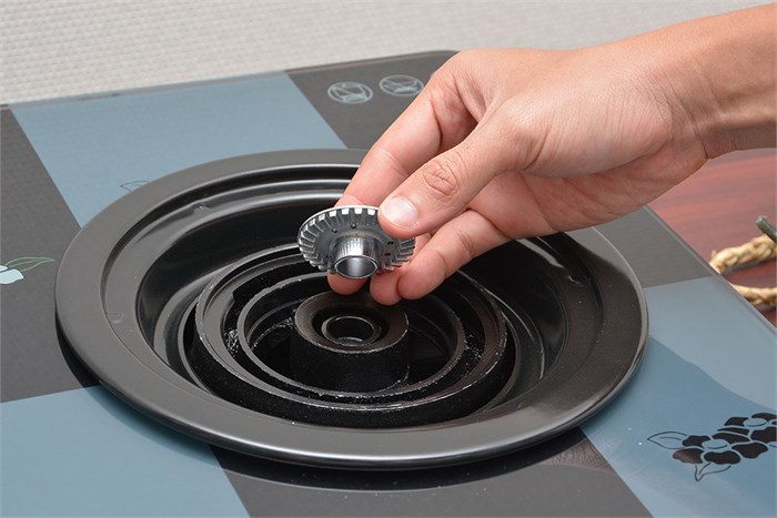 Bếp gas Rinnai RV-7Slim(GL-Pe) Màu Đen - xanh dương