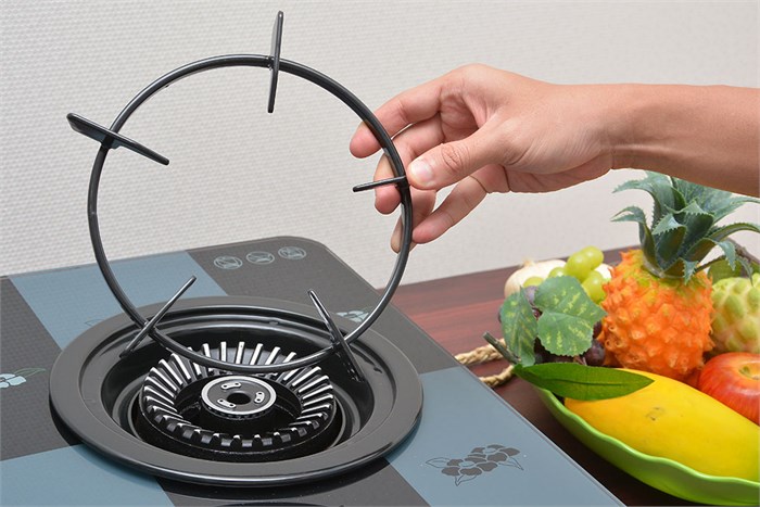 Bếp gas Rinnai RV-7Slim(GL-Pe) Màu Đen - xanh dương