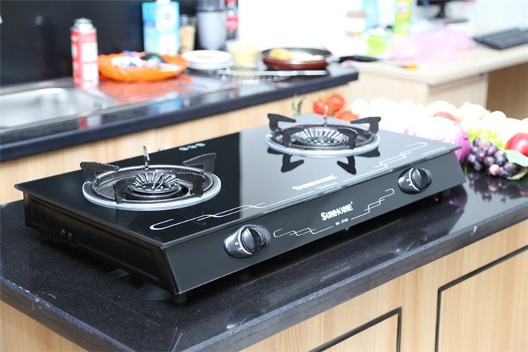 Bếp gas mặt kính Sunhome SG-5700N Màu Đen
