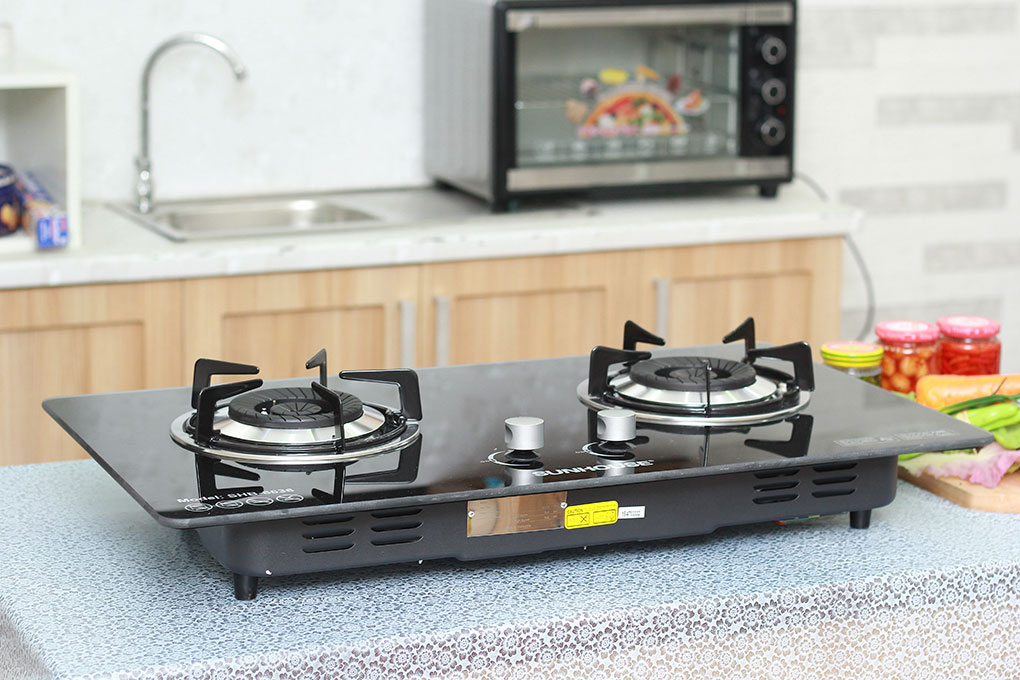 Bếp ga âm Sunhouse SHB-6636 Màu Đen