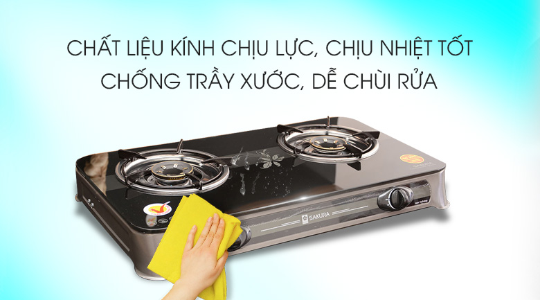 Bếp ga đôi Sakura SA-650G - 4