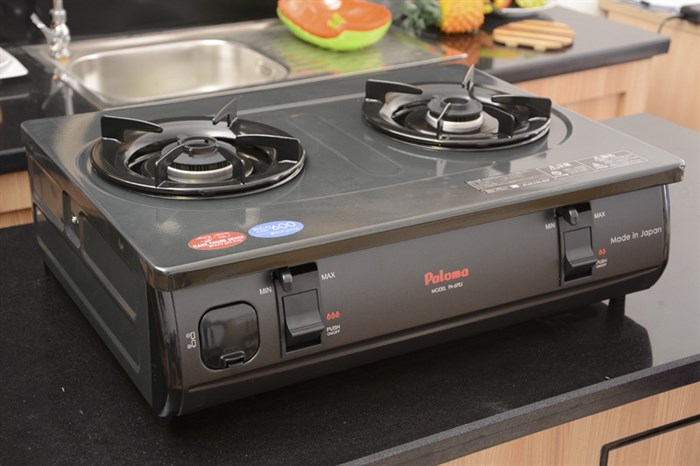 Bếp ga đôi Paloma PA-6PEJ Màu Đen