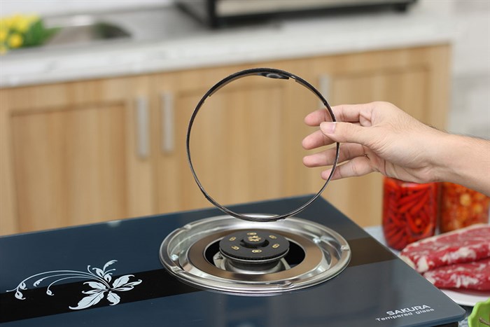 Bếp ga đôi Sakura SA-690GH Màu Xanh đen