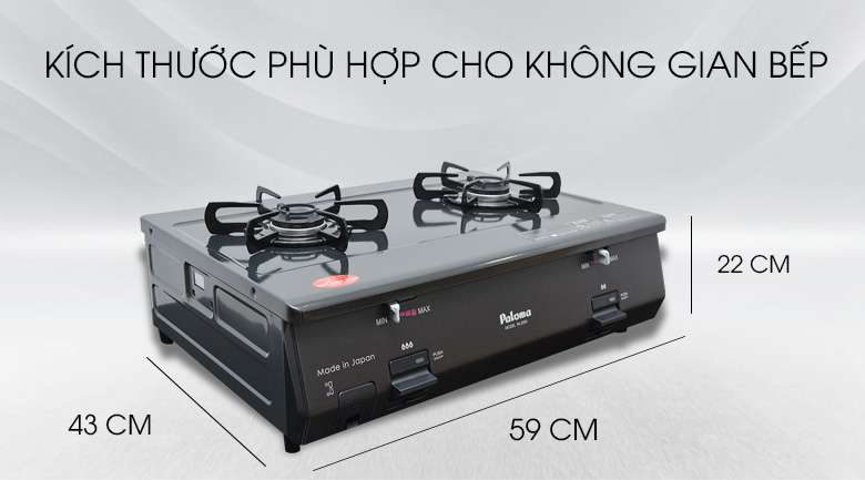 Bếp ga đôi Paloma PA-209J