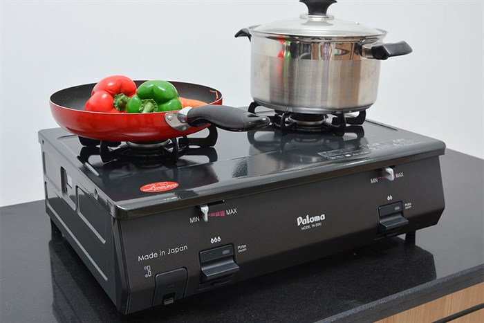 Bếp ga đôi Paloma PA-209J Màu Đen