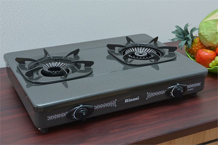 Bếp gas đôi Rinnai RV 6 Slim (G) Màu Đen