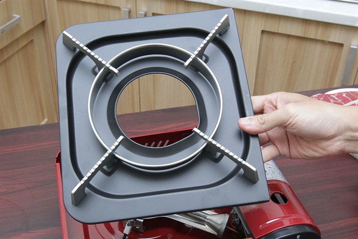 Bếp ga mini Happycook OT-100 Màu Đỏ