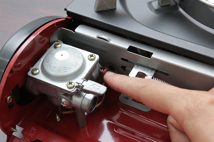 Bếp ga mini Happycook OT-100 Màu Đỏ