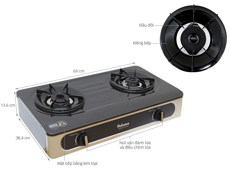 Bếp gas Paloma PA-V71ES