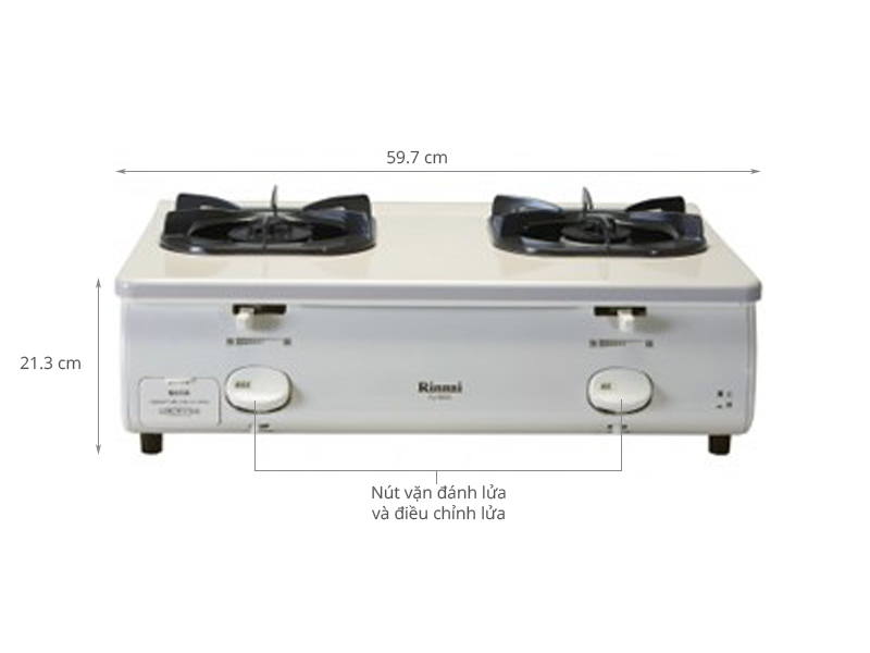 Bếp gas đôi Rinnai RJ-8600BZ