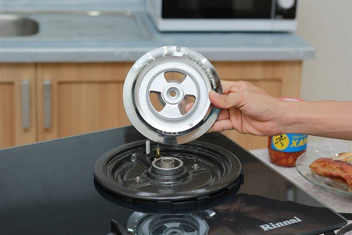 Bếp gas âm Rinnai RVB-2G-SCH(BK) Màu Đen