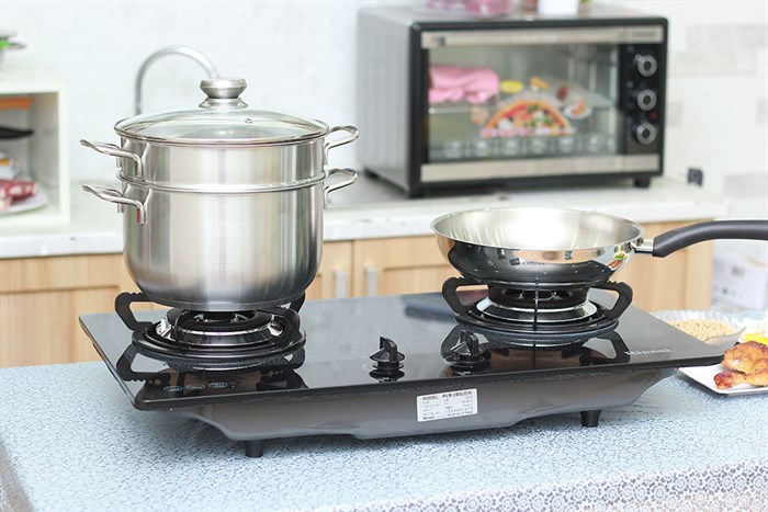 Bếp gas âm Rinnai RVB-2BG(D)N Màu Đen