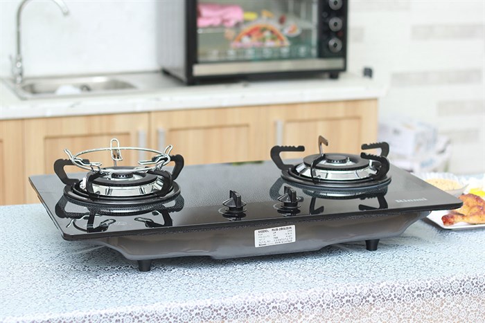 Bếp gas âm Rinnai RVB-2BG(D)N Màu Đen