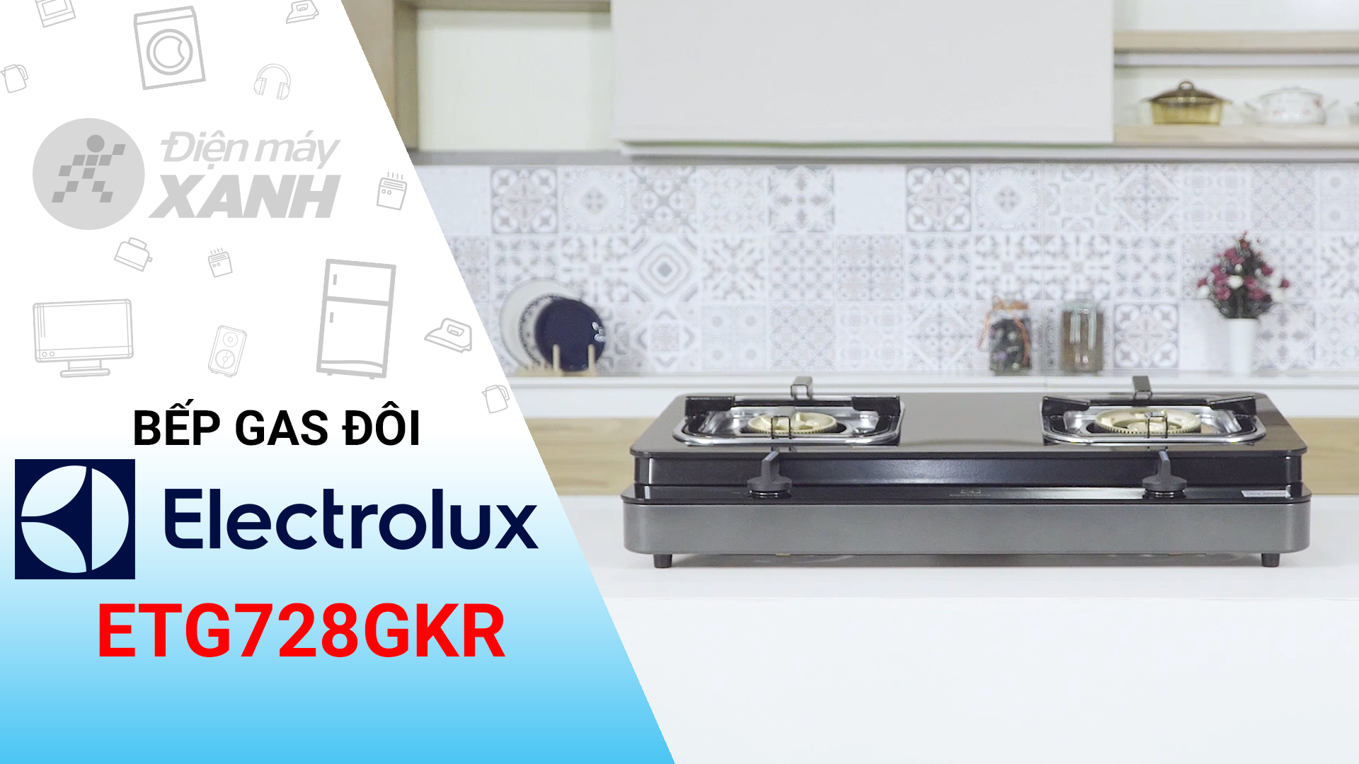 Bếp ga đôi Electrolux ETG728GKR