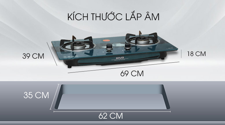 Bếp ga âm Kiwa KW-777JP