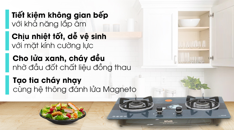 Bếp ga âm Kiwa KW-777JP