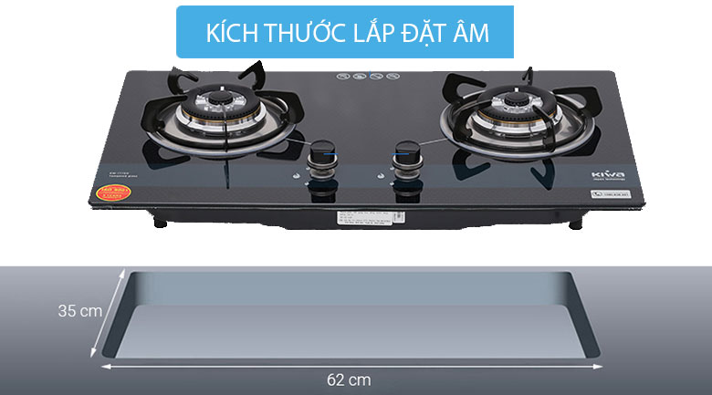 Bếp ga âm Kiwa KW-777GH