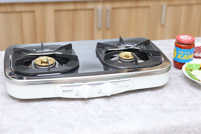 Bếp gas Rinnai RTS-2KD-Japan Màu Trắng