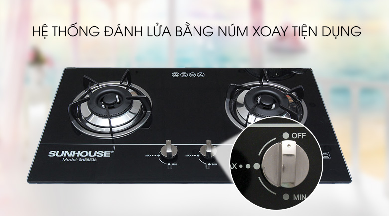 Bếp ga âm Sunhouse SHB5536