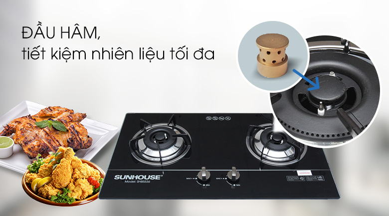 Bếp ga âm Sunhouse SHB5536