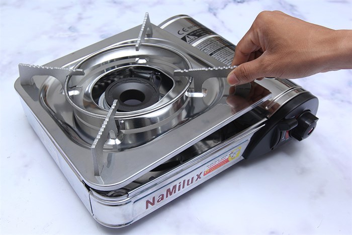 Bếp ga mini Namilux NH-021AS Màu Bạc Inox