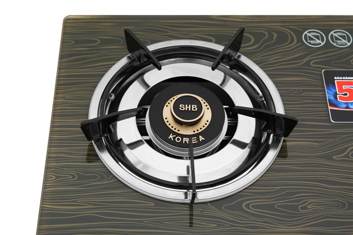 Bếp ga đôi Apex APB3551 Màu Nâu