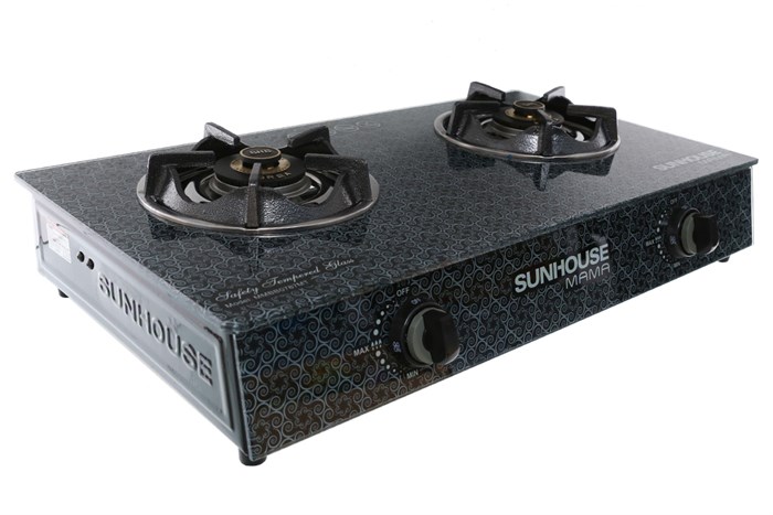 Bếp ga đôi Sunhouse Mama MMBB0787MT Màu Đen