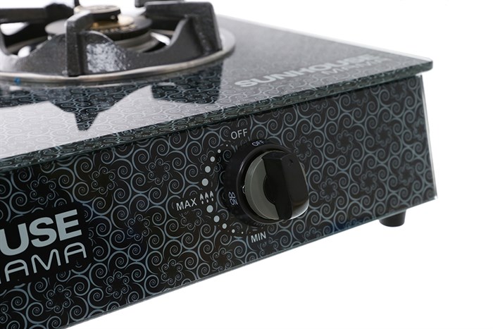 Bếp ga đôi Sunhouse Mama MMBB0787MT Màu Đen