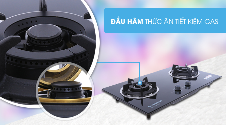 Bếp ga âm Sunhouse SHB7736