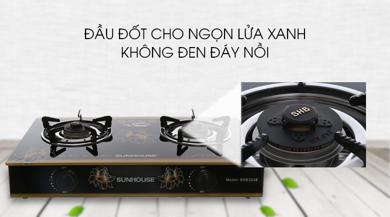 Bếp gas Sunhouse SHB3226